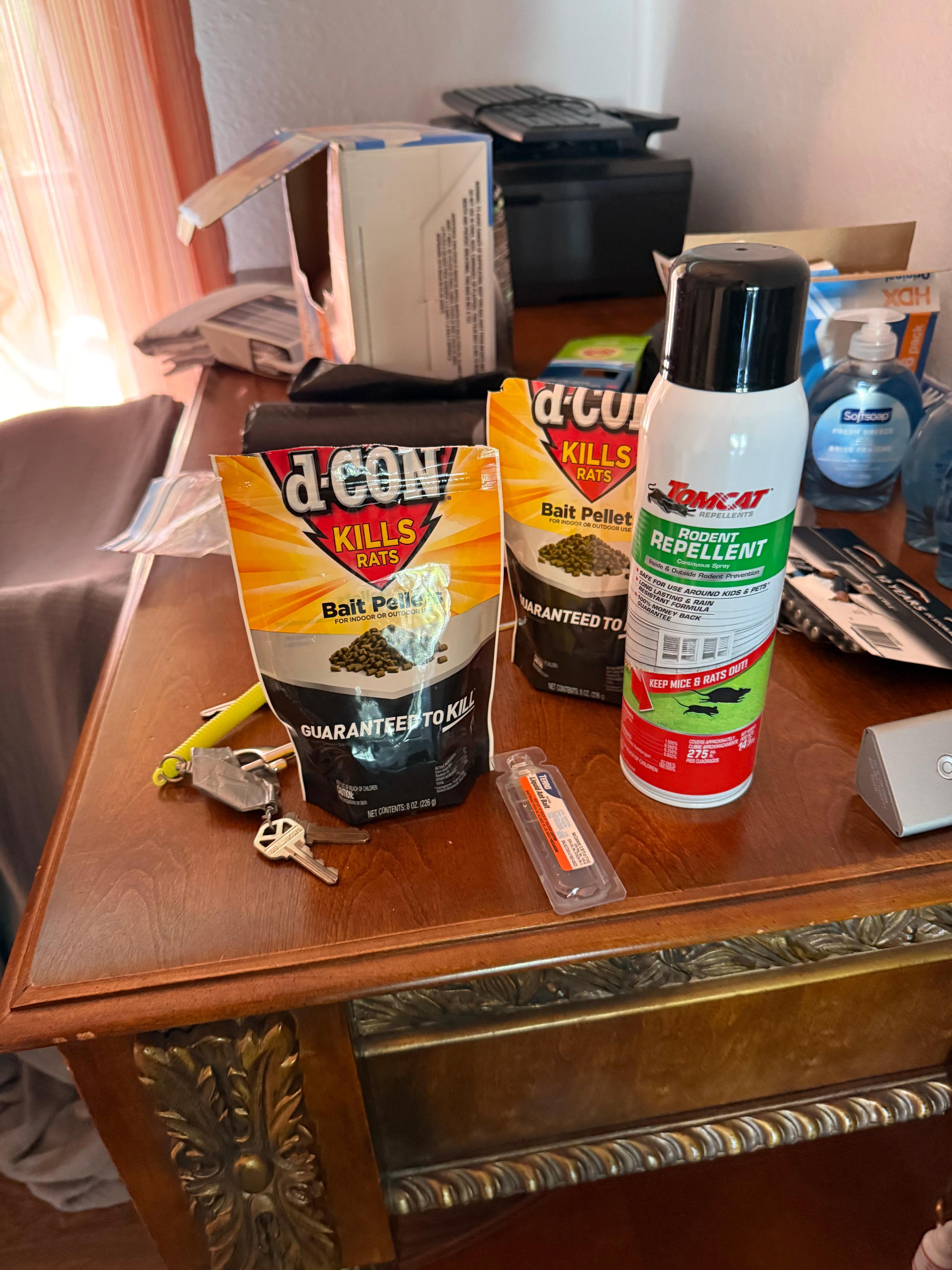 Rodent bait and Ant bait 