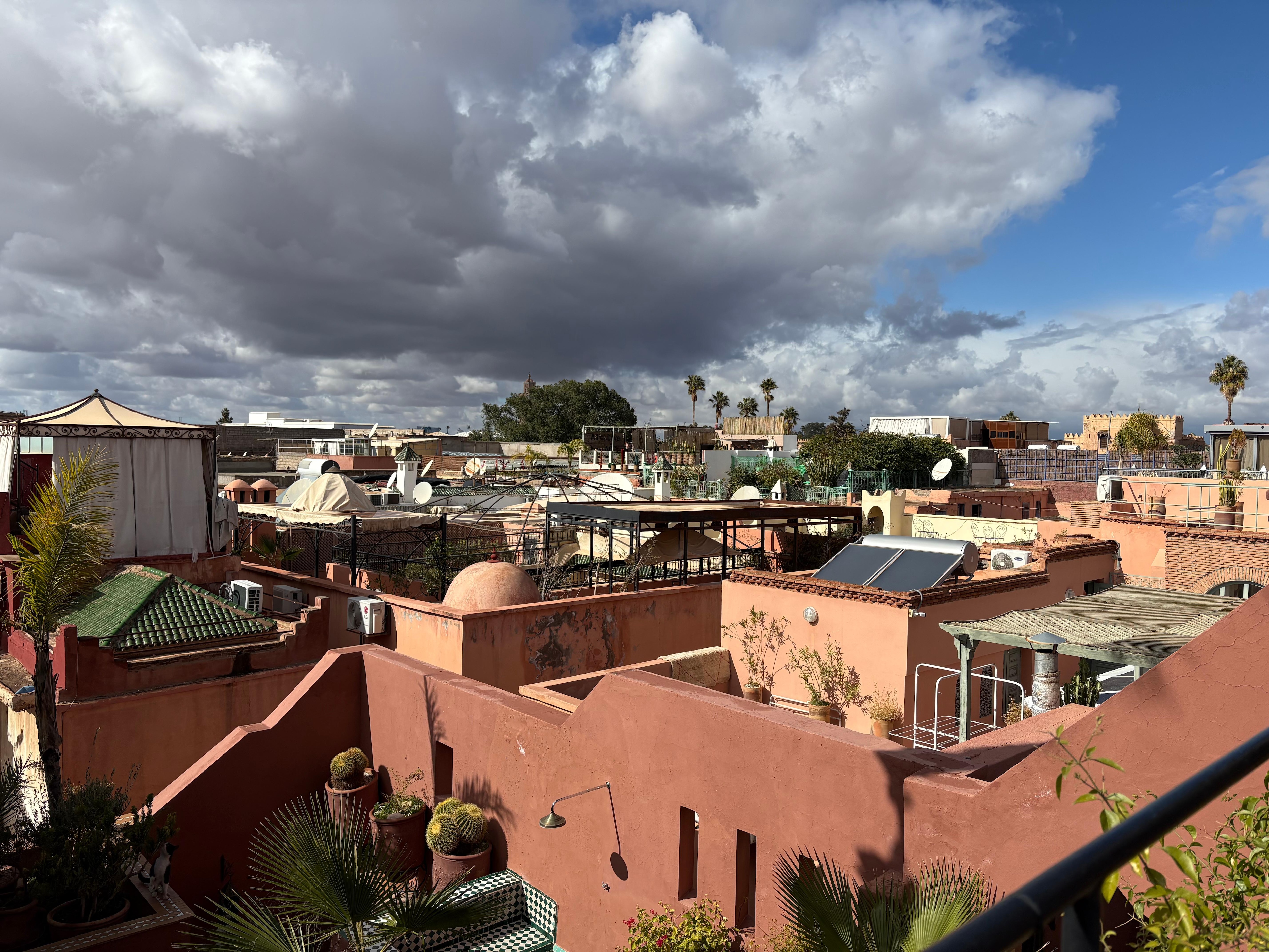 View from the roof top 
