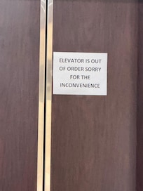 Sign up all 5 days
Front desk dismissive