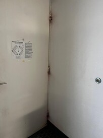 mold on the walls, and that was just the one corner.