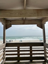 Another view from the boardwalk. There were lots of places to relax and enjoy the atmosphere.