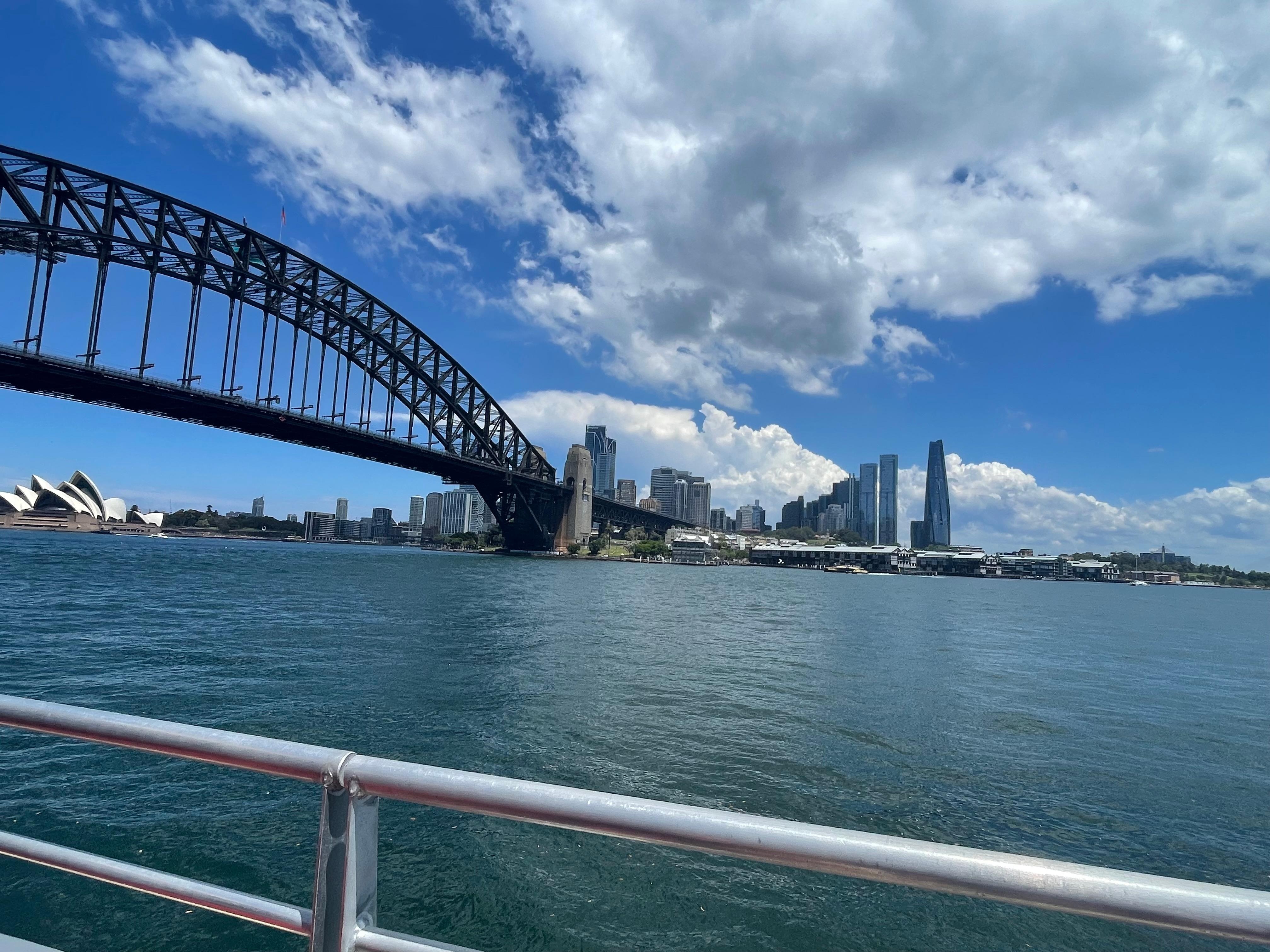 Walk across or climb the great Harbor Bridge!