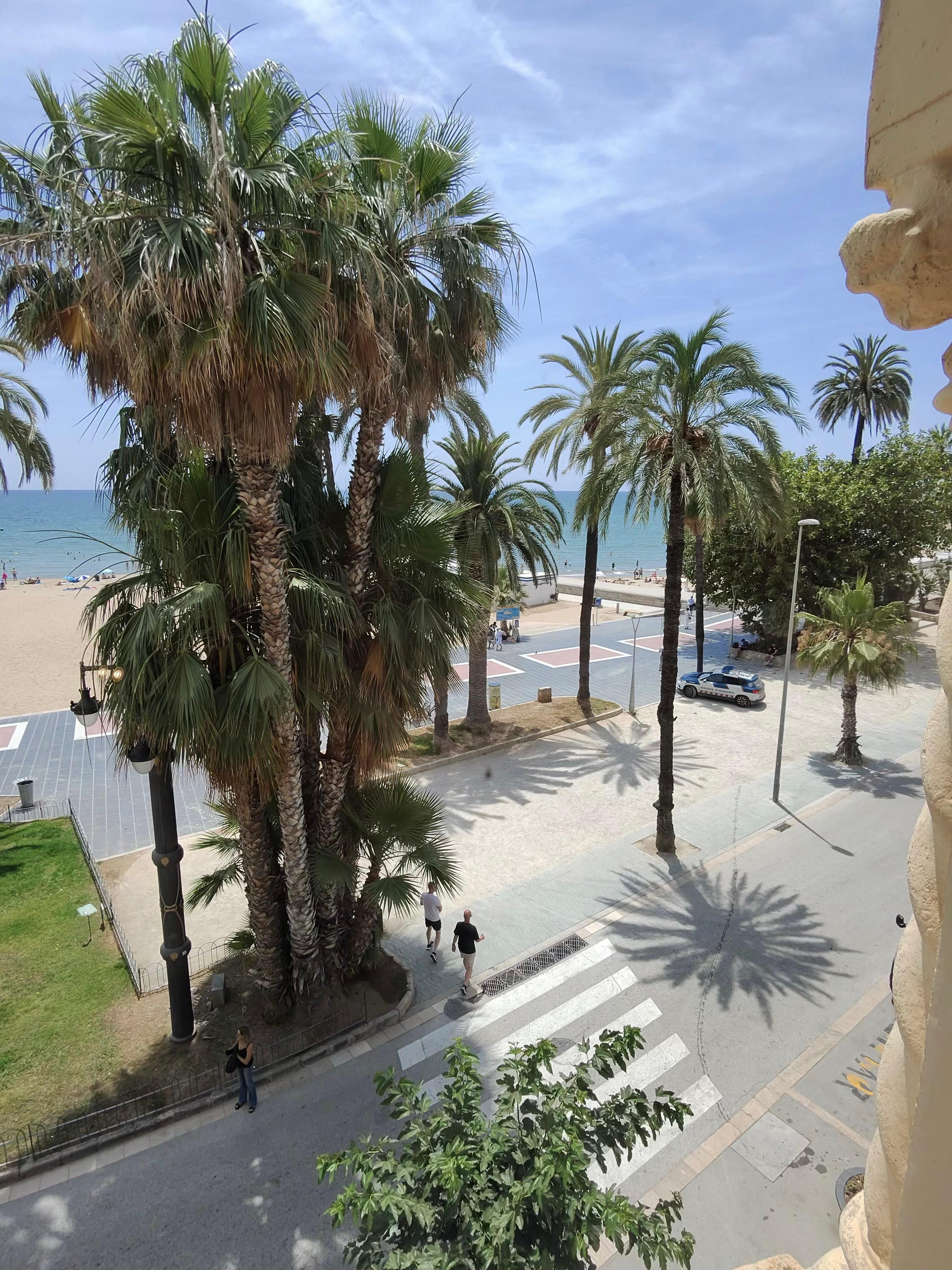 Beach views from our room