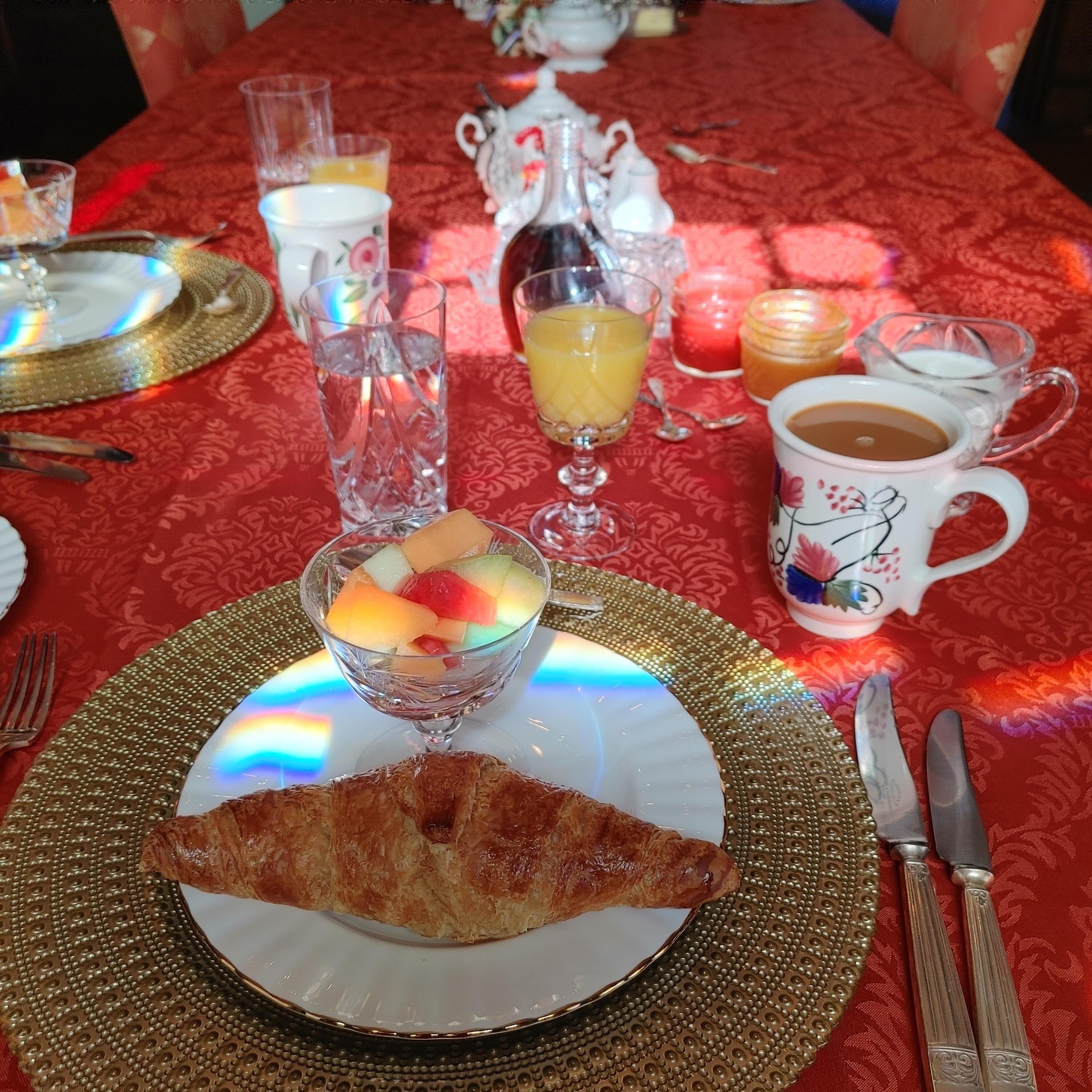 Just part of a wonderful homemade breakfast.