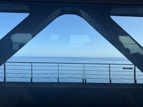 Cruzando el Báltico,
Vista desde el tren