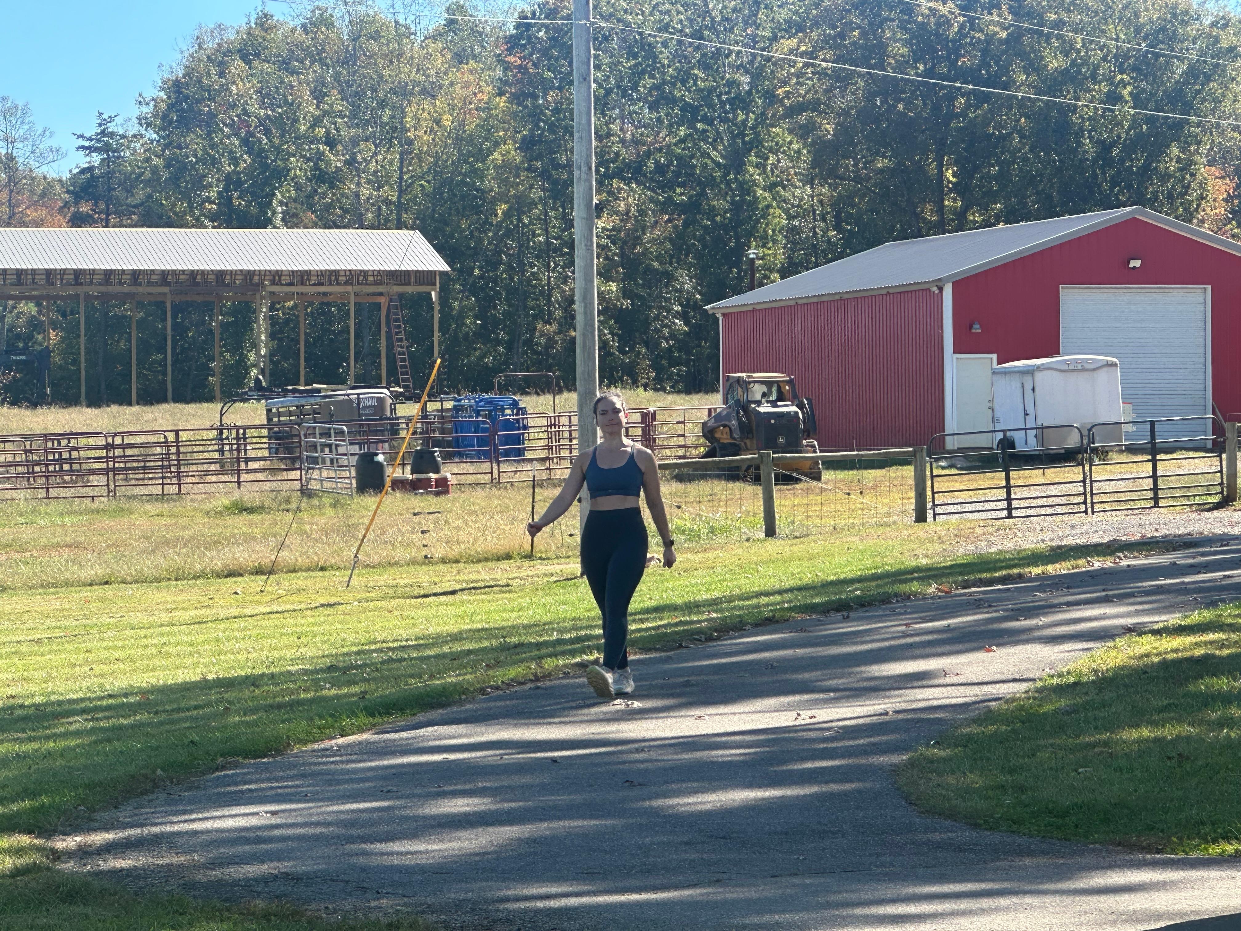 Fresh air for morning walks. 