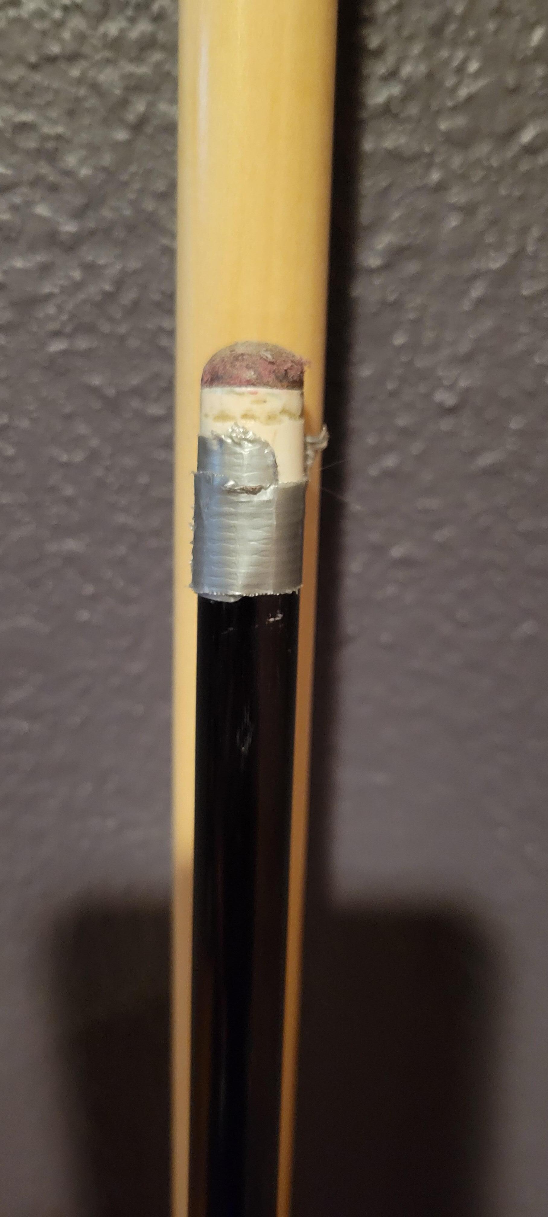 The only pool cue with a very inexpensive unbalanced table