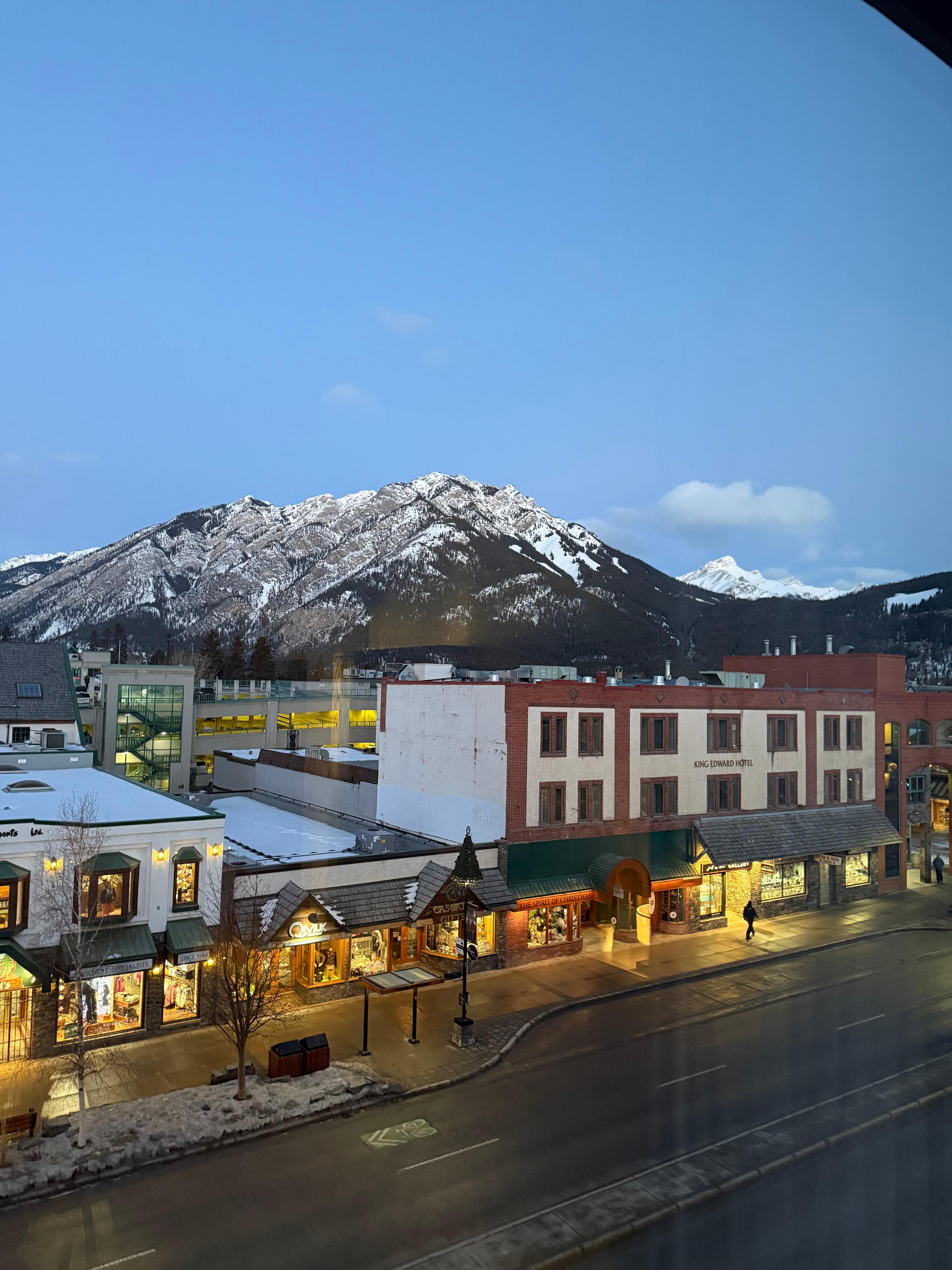 View from our room window. 