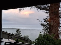 View from cabin.