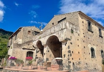 The main building - reception and dining below and rooms above