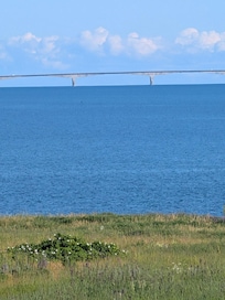 View of the Confederate bridge from the cottage.