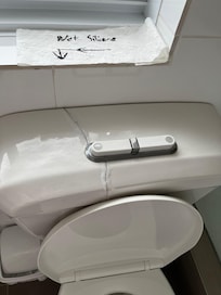 Broken and “fixed” with silicone 🥴