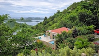 View of the property and Coral Bay beyond.