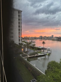 View from our balcony.