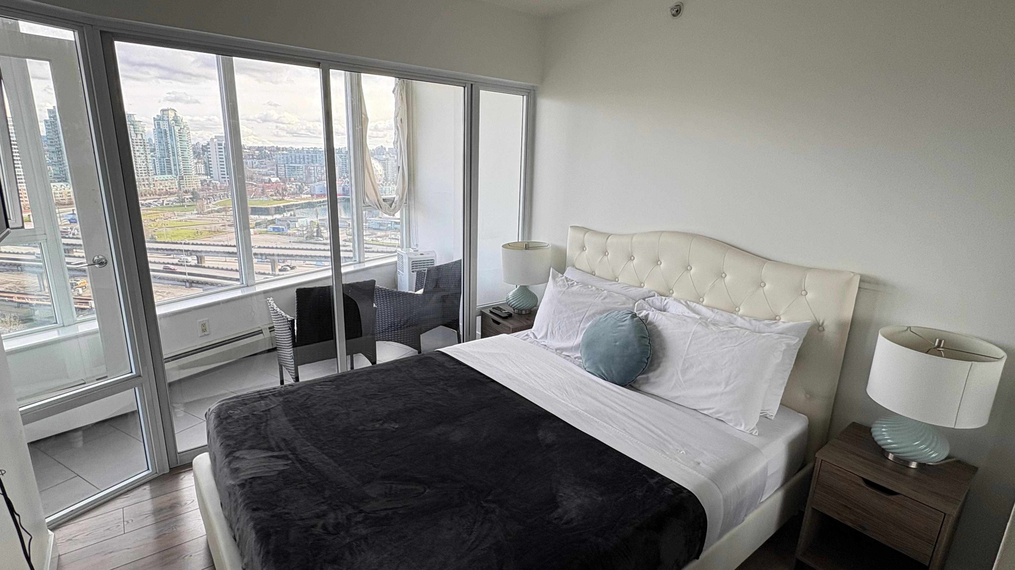 Bedroom with the view