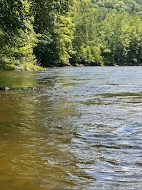 Host knows all the secret spots. Got to soak in the West river