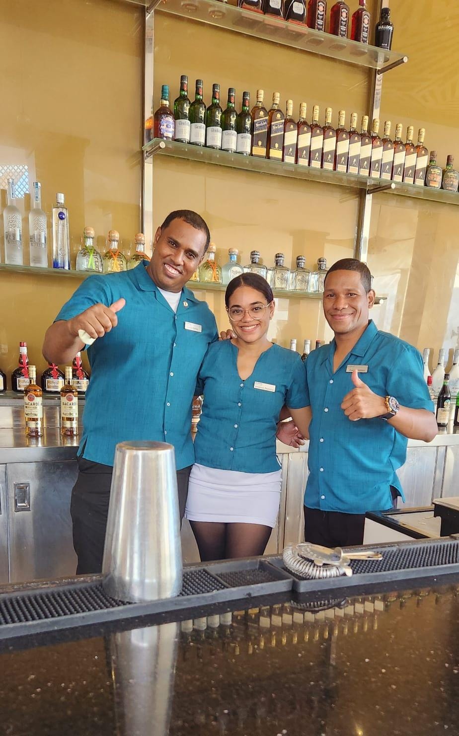 The awesome bartenders