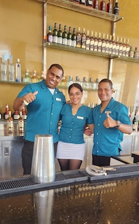 The awesome bartenders