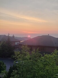 Sunrise from the master bedroom
