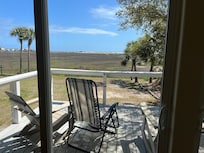 Back deck off of suite