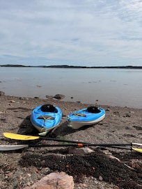 Mainely Cabin kayaks (we brought our paddles and PFDs).