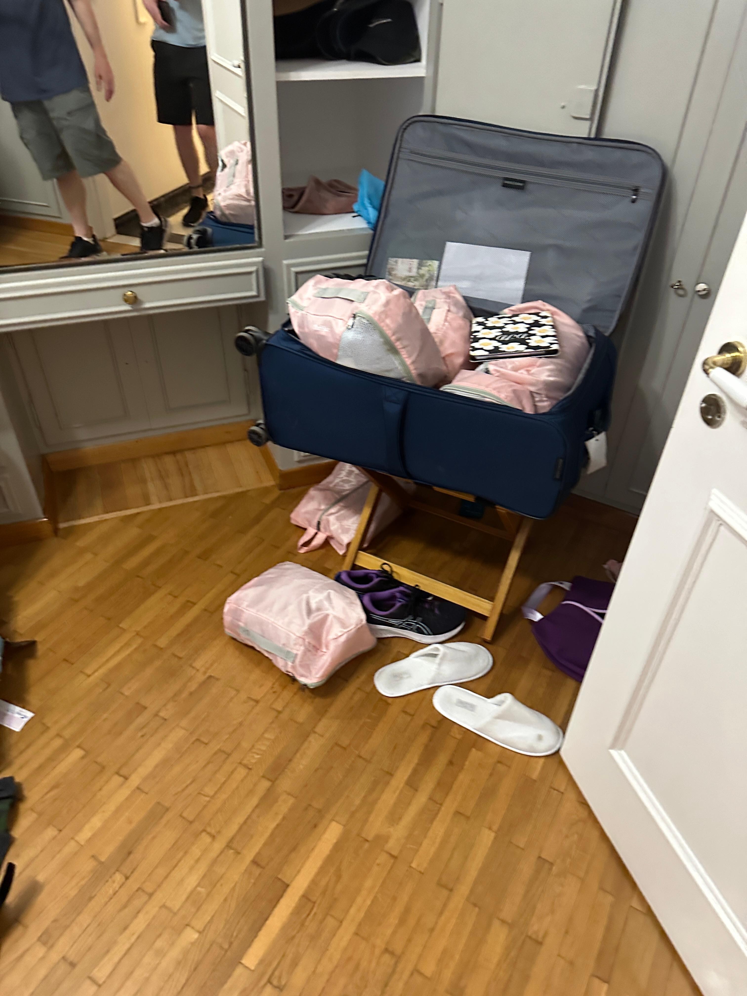 Photos of the break in