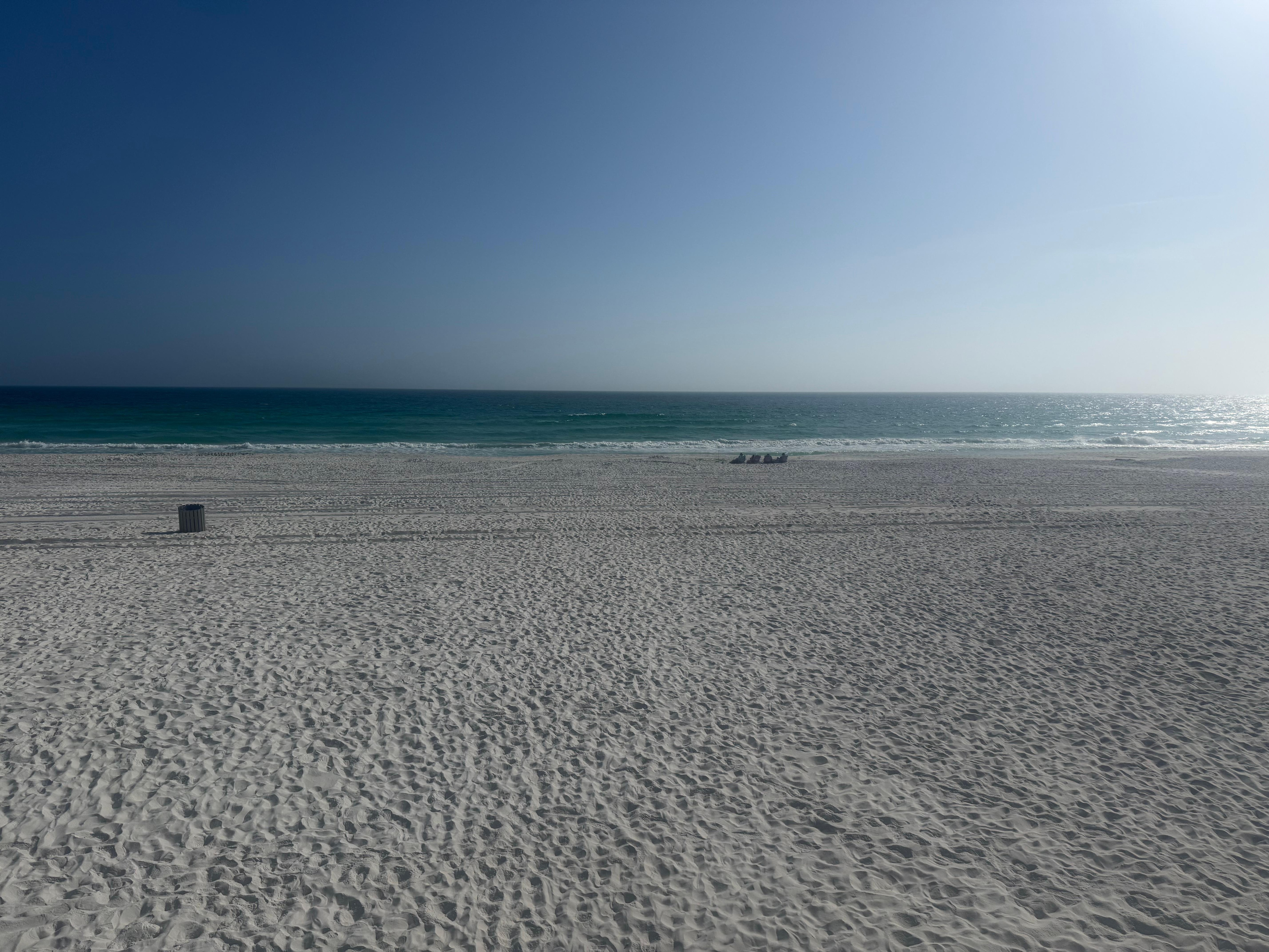 Beach immediately in front of condo. Super quiet and not crowded. 