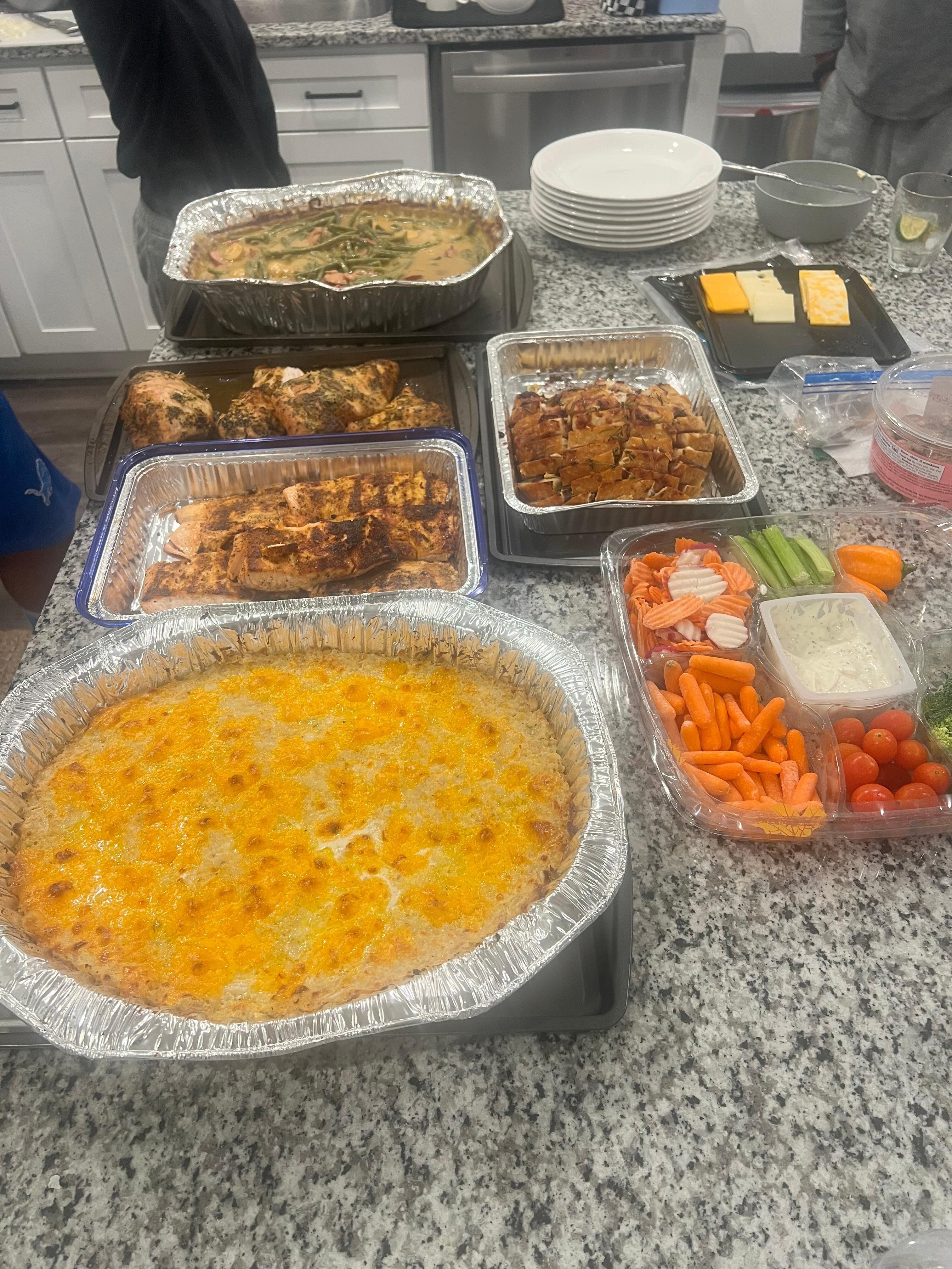 Made our Thanksgiving dinner in the beautiful kitchen 