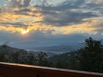 Beautiful sunrise from the balcony!