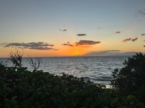 Sunset from the grass area