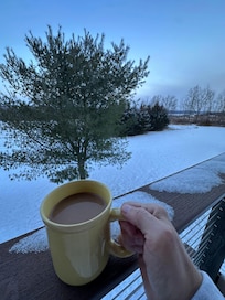 View from the back deck.