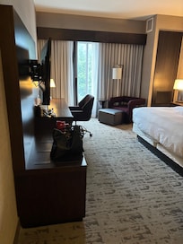 Clean and well appointed room.