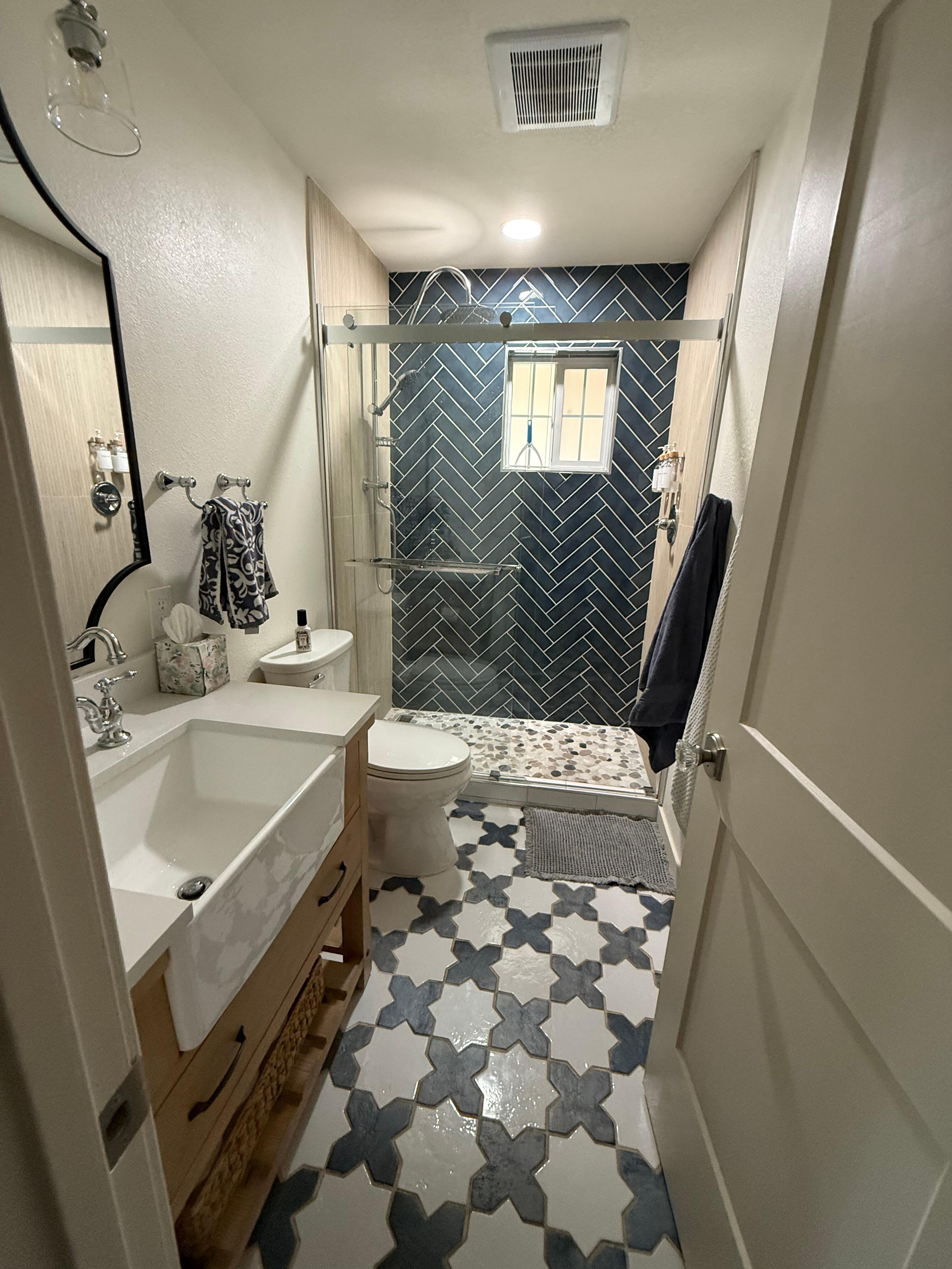 Beautiful and exceptionally clean bathroom with spa-like products provided in the shower!