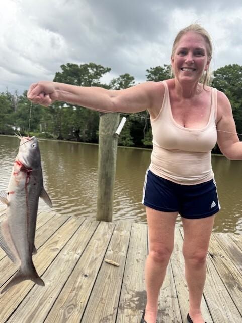 MiMi's first catch