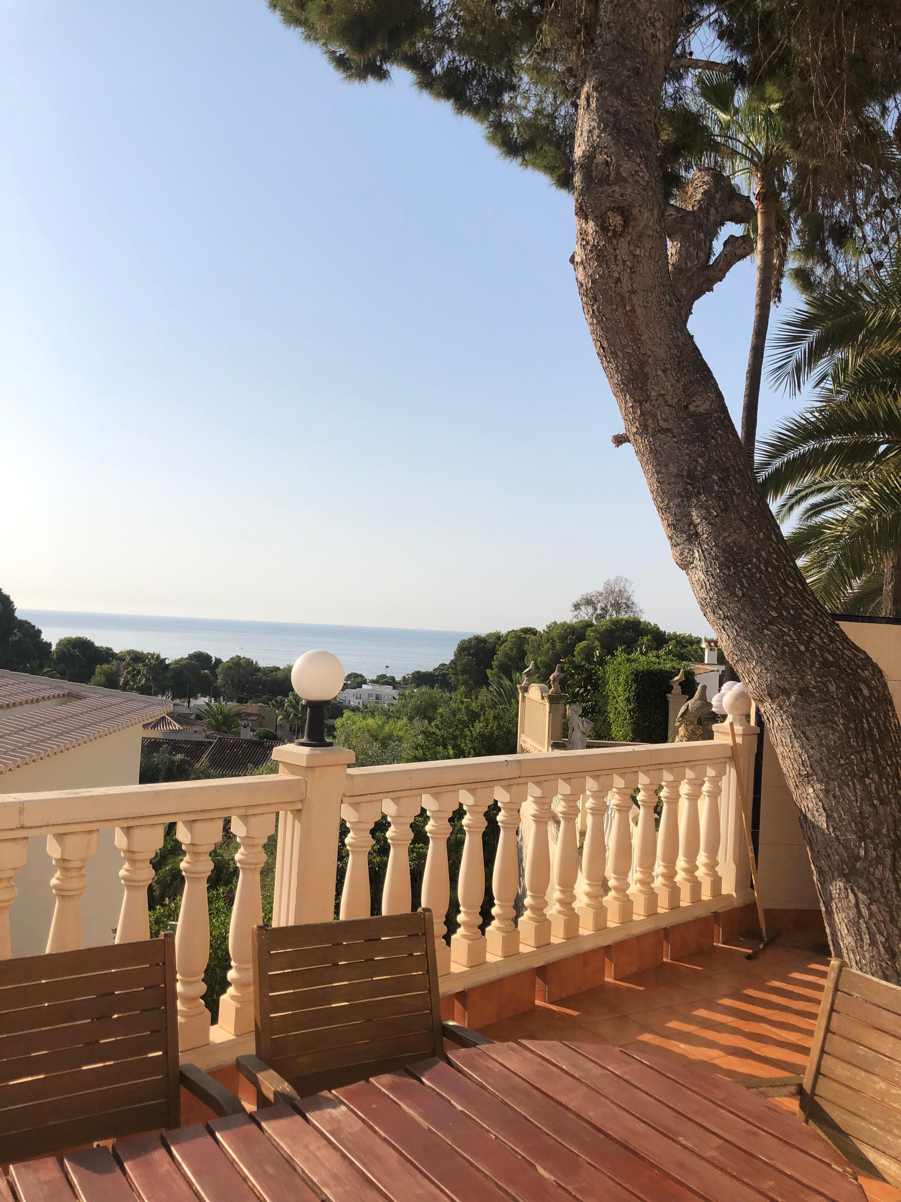 View from outside kitchen