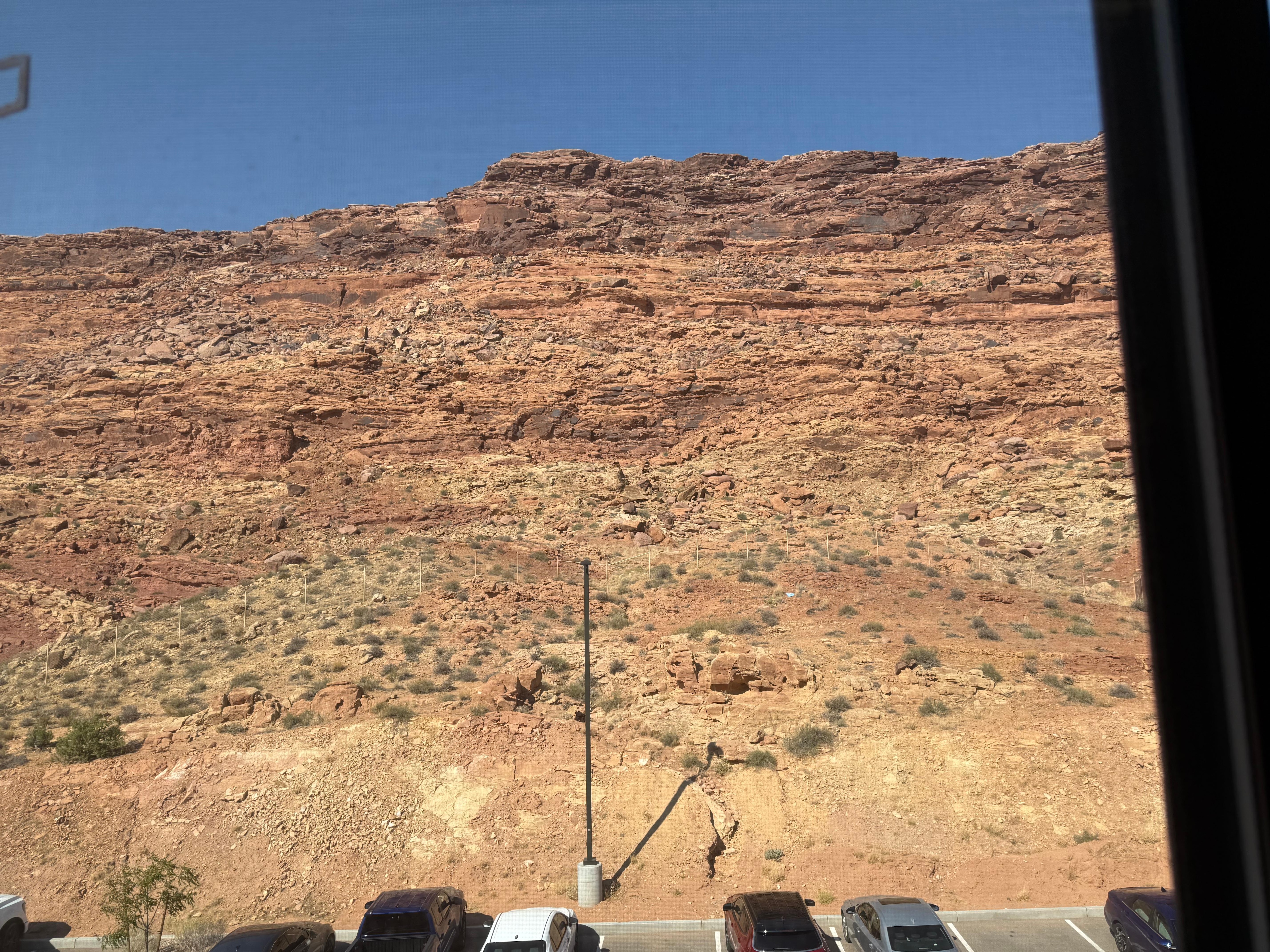 the view from my second floor window