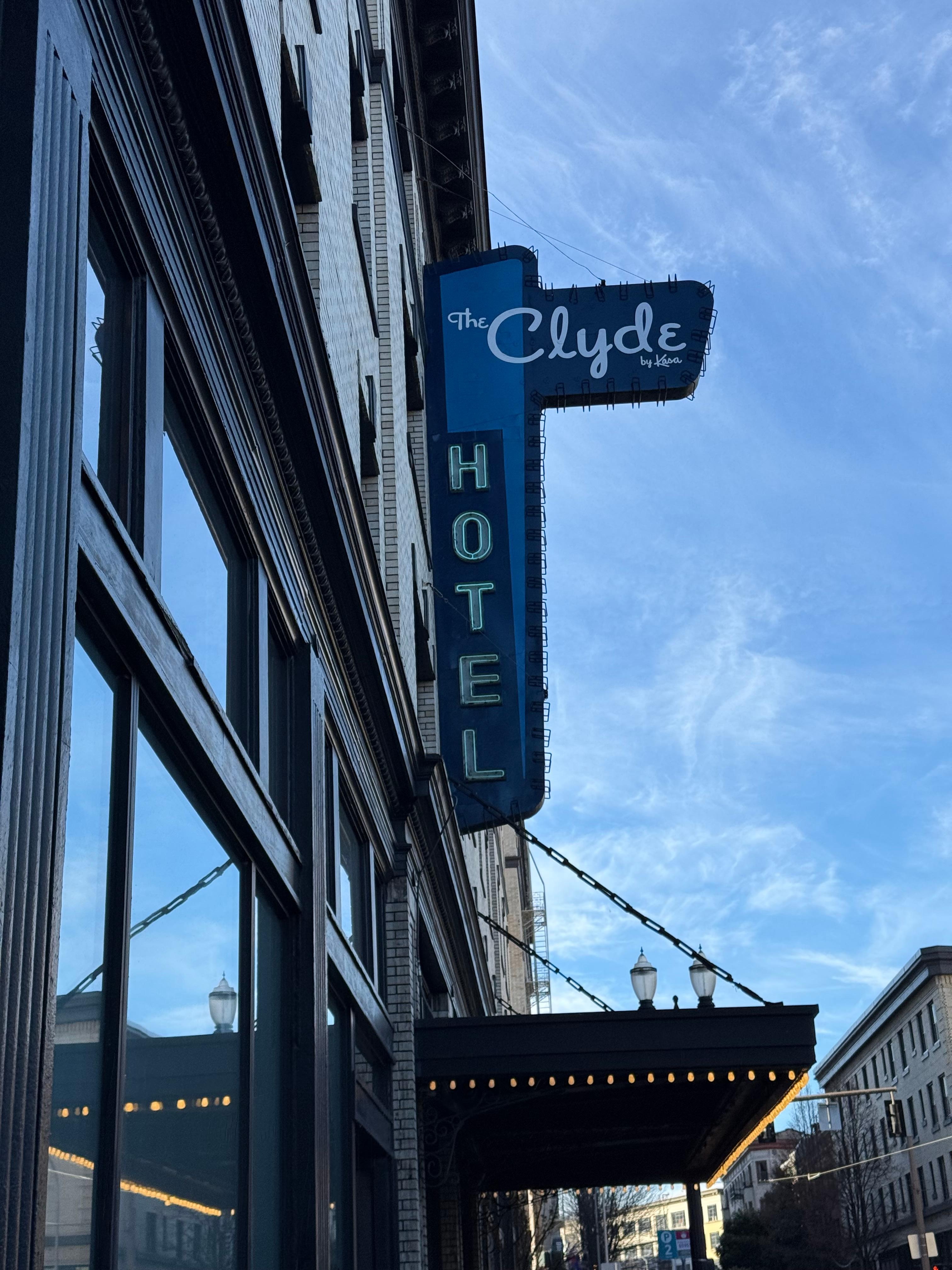 Local folks & maps will refer to this as The Clyde Hotel