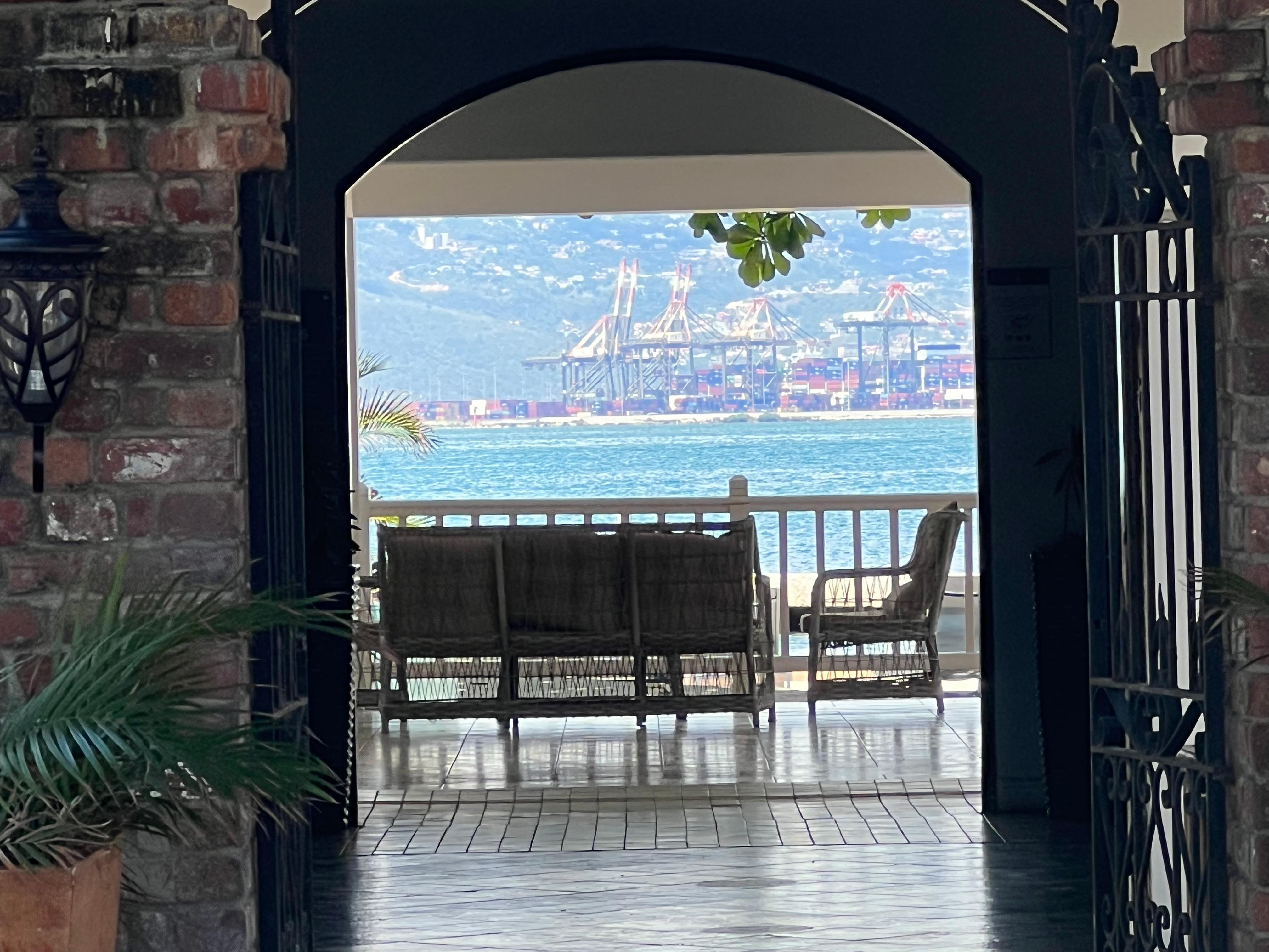 Gorgeous view entering the reception area