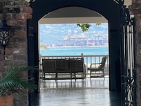 Gorgeous view entering the reception area