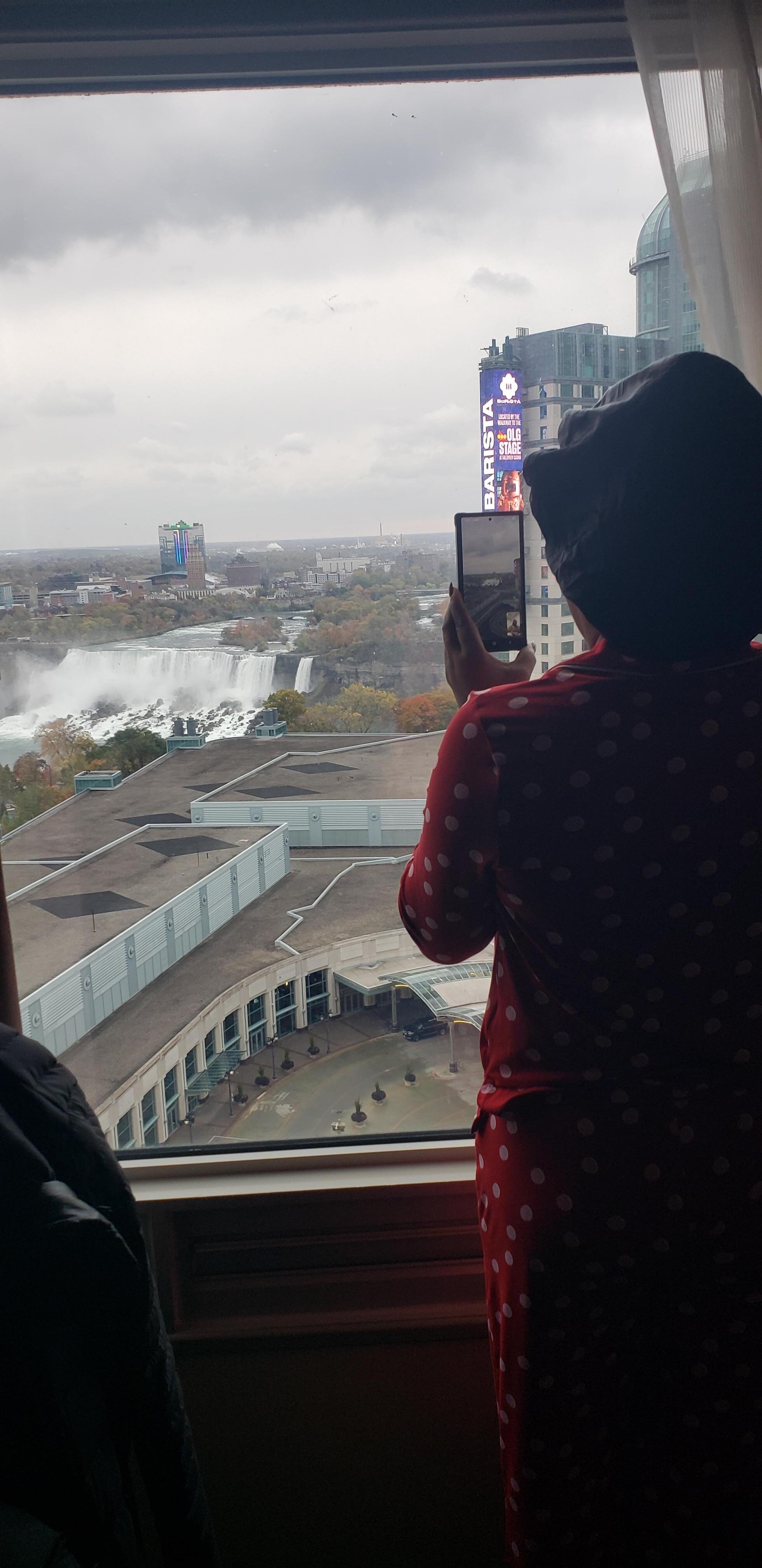 BFF capturing the beauty.