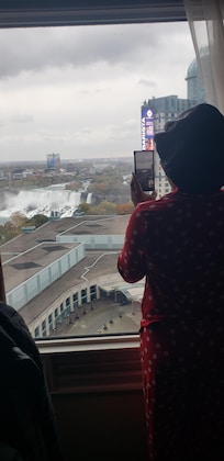 BFF capturing the beauty.