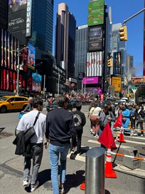 Location is close to Times Square