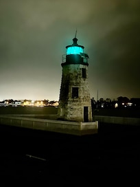 Lighthouse at night