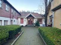 Nydelig uteareal, selv om det er 2 desember.