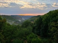 Vue le matin de la chambre