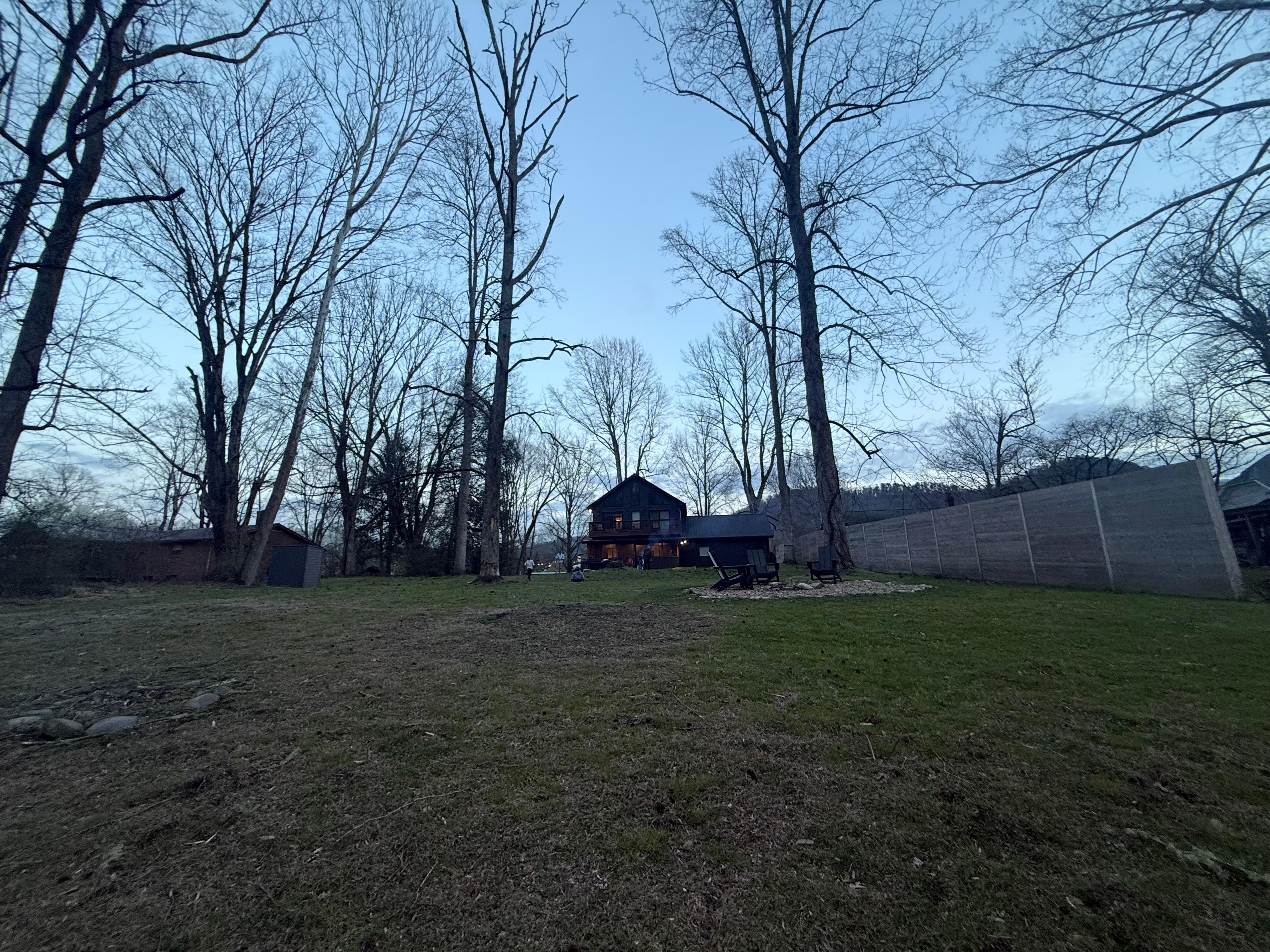 Back of house from river viewpoint 