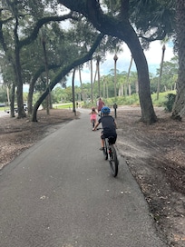 Riding through beautiful Seapines!