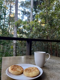 Morning coffee n crumpets