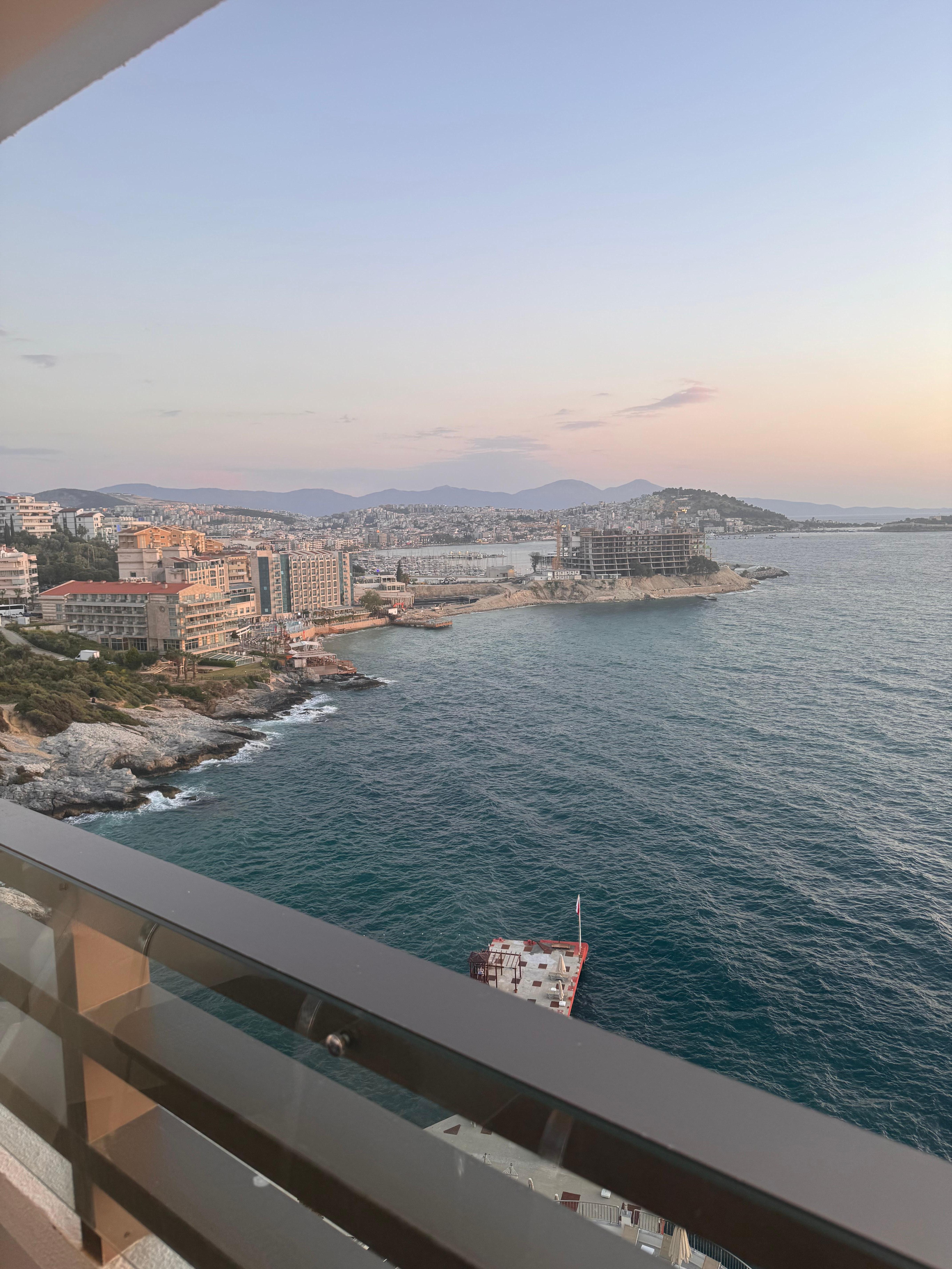 View from the balcony 