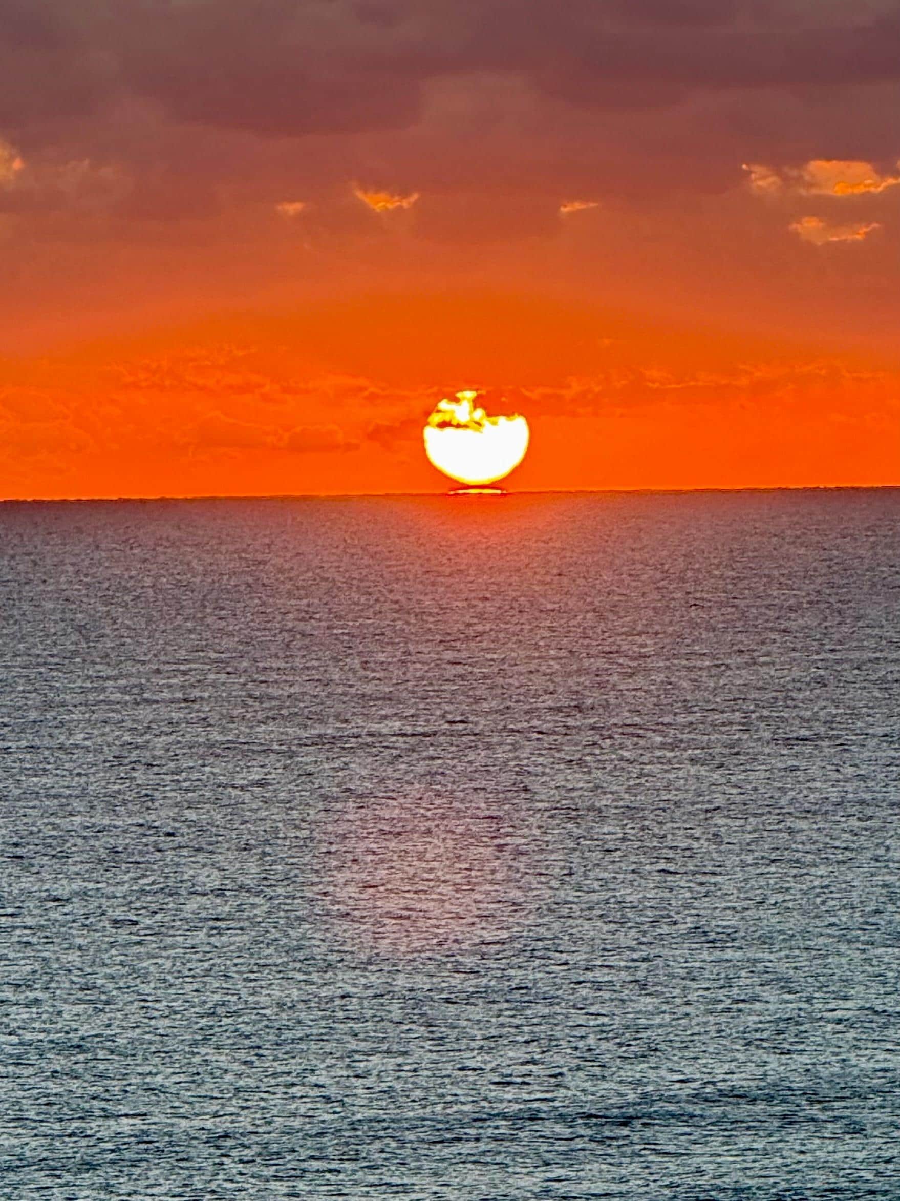 Taken from room at sunrise 